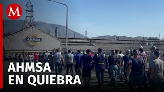 Altos Hornos de México informa que entrarán en fase de quiebra [upl. by Suiravad307]