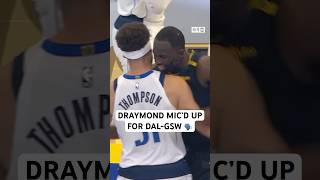 Draymond was HYPE in Klay’s homecoming at Golden State 🎙️ [upl. by Alitta]