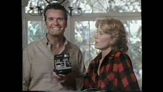 1983 Polaroid Sun Camera quotMariette Hartley and James Garnerquot TV Commercial [upl. by Colwin]