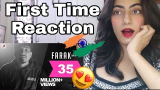 Indian Reaction to Farak  DIVINE  Official Music Video [upl. by Gaige]