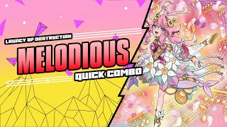 THIS DECK IS INSANE Melodious quick combo Post Legacy of Destruction APRIL 2024 [upl. by Nogam93]