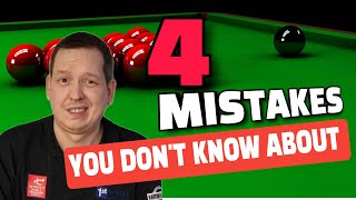 Avoid These COMMON Snooker Errors  Snooker Tips [upl. by Deloris]