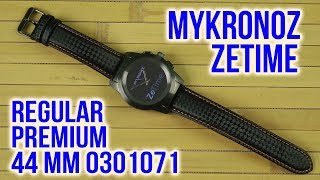 Распаковка MyKronoz ZeTime Regular Premium 44 мм Titanium BlackCarbon [upl. by Abbot805]