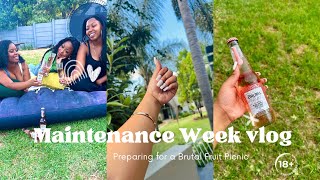 VLOG Maintenance Week  Get My Lashes and Nails Done With Me For a Picnic With BFS beinthemoment [upl. by Ycaj]