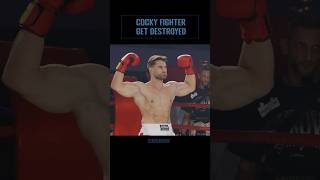 Cocky fighter get destroyed mma [upl. by Cohlier379]