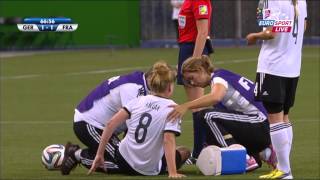 U20 Frauen WM 2014 Halbfinale Deutschland Frankreich 2 Halbzeit [upl. by Seebeck]