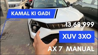 quotMahindra XUV3XO AX7 Safety Features Mein Sabse Aage Kamal Ki Performancequotautomobile viralvideo [upl. by Ecnarepmet659]