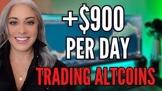 900Day Trading Altcoins with this Super Simple Strategy [upl. by Ybrek]