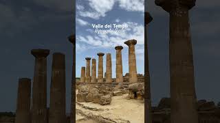 Valle dei Templi Valley of the Temples  Agrigento Sicily [upl. by Inobe29]