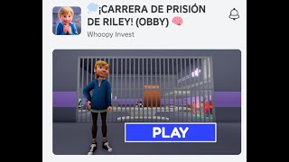 Escape de la prision InsideOut Riley Roblox love roblox shorts gamingvideos gaming [upl. by Sug]