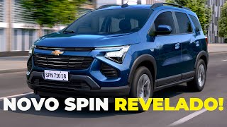 NOVO CHEVROLET SPIN 2025 TEM PRIMEIRAS IMAGENS REVELADAS [upl. by Elicec102]