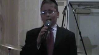 Dovid Dachs Sings Hamalach Hagoel with Shira Choir at a Chupa With Shloime Dachs Orchestrawmv [upl. by Ientruoc]