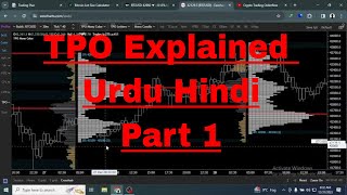 TPO Chart Market profile Explained In Urdu Hindi [upl. by Ner]