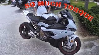 First time on a Liter Bike BMW S1000RR [upl. by Krik]