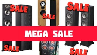 MEGA SALE ON FRONTTOWER SPEAKERS polkaudio wharfedale jbl speaker linear kef sale [upl. by Lipscomb]