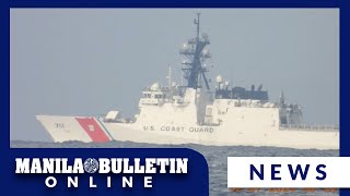 PH US coast guards hold passing exercise near Lubang Island after presence of Chinese ship [upl. by Nnarual]