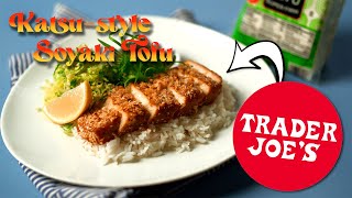 How to Make Crispy Tofu Katsu  Trader Joe’s Soyaki Tofu Recipe [upl. by Aneem842]