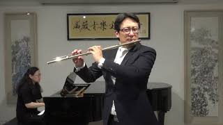 SaintSAENS Volière Flûte et piano 圣桑大鸟笼 长笛钢琴 [upl. by Yvi]