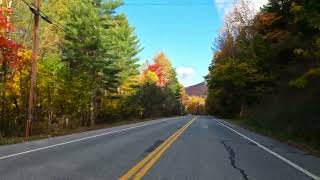 Driving Outside The Green Mountain National Forest Vermont Route 100 [upl. by Pickett]