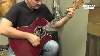 Ovation Applause Balladeer Acousticelectric Guitar Review by Sweetwater [upl. by Allicirp]