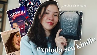 vlog de leitura  livros que peguei no exploda seu kindle 2 [upl. by Yrrok]