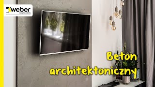 Beton architektoniczny na ścianie TV Zobacz jak krok po kroku zrobić imitację betonu w salonie [upl. by Oflodur180]