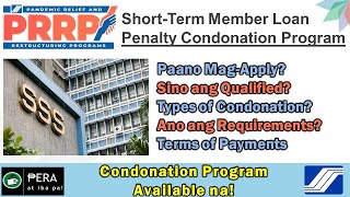 SSS Condonation Program Updated November 2021  Paano mag apply Ano ang Requirements [upl. by Harwin845]