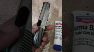 Gun Blueing Using Birchwood Casey Perma Blue Paste [upl. by Ybreh328]