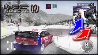 Citroën Xsara WRC MonteCarlo 2SS  WRC 10 Thrustmaster T300RS [upl. by Eyanaj]