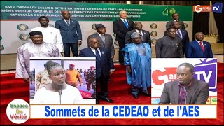 Espace De Vérité 1 Afrique de lOuestSommets de la CEDEAO et de lAES [upl. by Hainahpez]