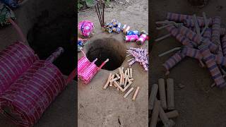 Different Types of Diwali Crackers Testing In Hole  पानी पानी Sound  महाबली बम  KIT KAT  Bullet [upl. by Lancey]