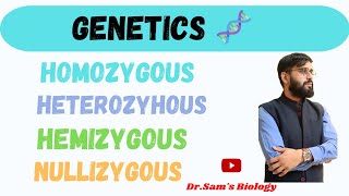 Homozygous vs Heterozygous vs Hemizygous vs Nullizygous [upl. by Sidra]