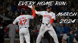 every Red Sox home run March 2024 [upl. by Lolanthe]