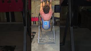 3 ways an inversion table is going to help your body 💪 corestrength backpain inversiontable [upl. by Aihsoem]