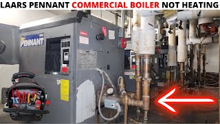 HVAC Service Call LAARS PENNANT Commercial Boiler Not Heating Boiler Not Firing Up Not Igniting [upl. by Sone]