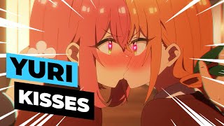 YURI KISS MOMENTS 13  ЮРИ ПОЦЕЛУИ В АНИМЕ [upl. by Corena]