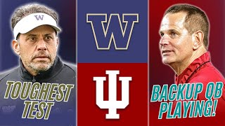 Reasons Indiana is Beating Washington EVEN WITH Their Backup QB [upl. by Annette]