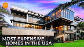 3 HOUR TOUR OF THE MOST EXPENSIVE HOMES IN THE USA [upl. by Nicodemus]