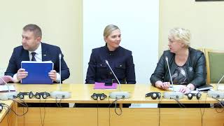 20231121 LSDP frakcijos susitikimas su vidaus reikalų ministre Agne Bilotaite [upl. by Nevai]