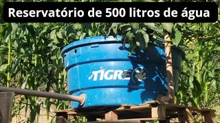 Nosso trabalho de hoje no sítio foi instalar um novo reservatório de água para as aves [upl. by Edrock]