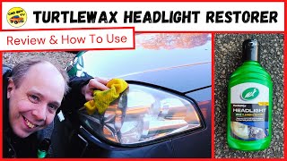 TurtleWax Headlight 2 in 1 Cleaner amp Sealant Review How To Restore Car Headlights [upl. by Eimmelc]