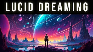 Explore The Dream Universe  Lucid Dreaming Black Screen Binaural Beats Music For Vivid Lucid Dreams [upl. by Dnumsed]