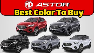 MG ASTOR Colour Options  2024  MG ASTOR Best Color to Buy  mgastor2024 [upl. by Dougal]