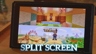 Minecraft Switch Edition Split Screen Multiplayer How To [upl. by Lynnett]