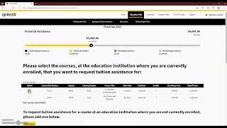 Request Tuition Assistance ArmyIgnitEd [upl. by Aicirtap]