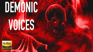 Creepy Demonic Voice Phrases Horror Voices  Sound Effects voiceofrights creepypasta tiktoc [upl. by Eldnek172]