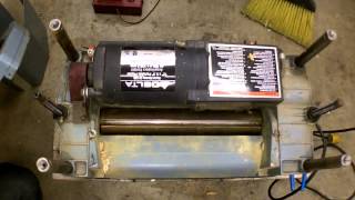 Part 1 of 9 Delta 22540 Planer Disassembly Assembly and Adjustments [upl. by Aniuqahs]