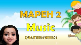 MAPEH 2 MUSIC QUARTER 1 WEEK 1  LARAWAN NG MUSIKA  HULWARANG PANRITMO  RYTHMIC PATTERN [upl. by Ainotna94]