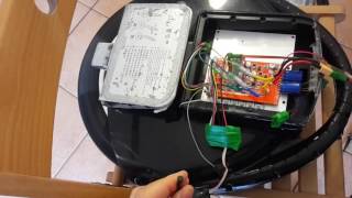 Open source firmware electric unicycle motor1 max speed 24kmh [upl. by Areivax923]