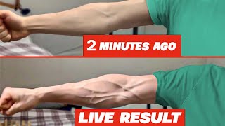 get Veiny Hands amp Forearms At home  Without equipment [upl. by Aseyt]